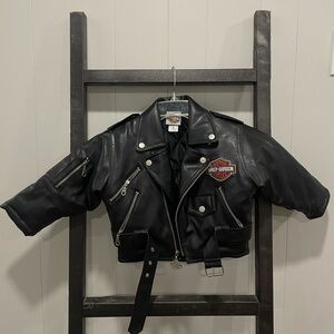 HARLEY-DAVIDSON kids leather jacket